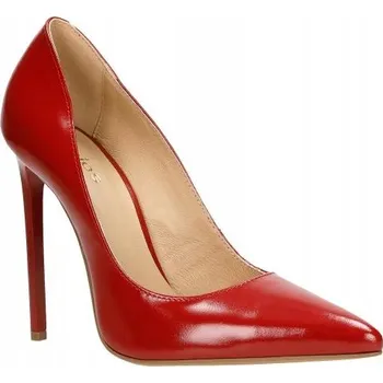 Dámské lodičky Boty Wojas Dámské lodičky z červené kůže, velikost vel.