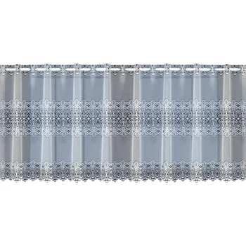 Obraz Lambrekýn žakárový, výška 40 cm, bílý 34509