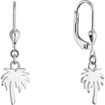 Náušnice EVOLUTION GROUP CZ Stříbrné náušnice palmy - 61131