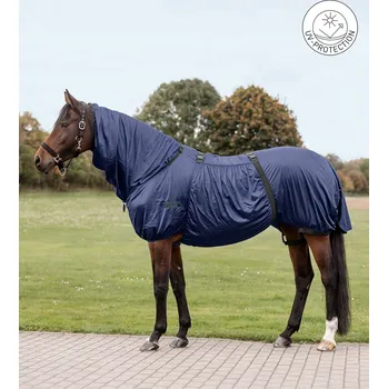 Sport Waldhausen ekzémová deka Basic Barva: tm. modrá, Velikost: 145 cm funkční ochrana proti hmyzu