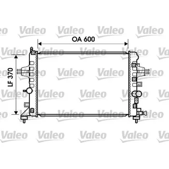Chladič motoru Chladič, chlazení motoru VALEO 734382