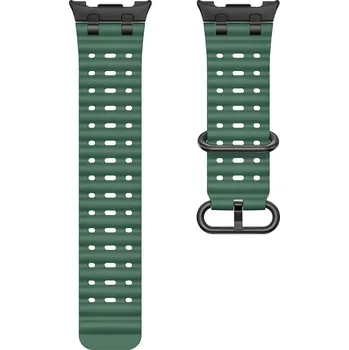 Řemínek na hodinky Silikonový řemínek Performance zelený pro Samsung Galaxy Watch 8