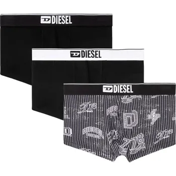 Boxerky SPODNÍ PRÁDLO DIESEL DAMIEN-D-BOX-3PACK BOXER-SHORTS BLACK