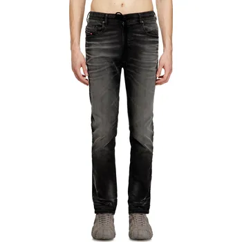 Pánské džíny DŽÍNY DIESEL 2032 D-KROOLEY-B JOGG SWEAT JEANS BLACK/DENIM