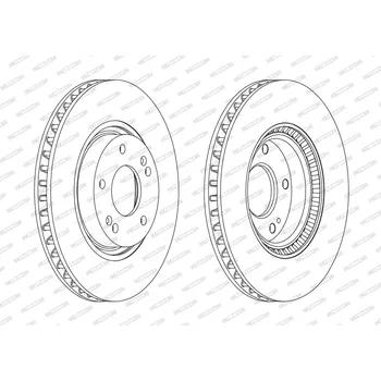 Brzdový kotouč Brzdový kotouč FERODO DDF1795C