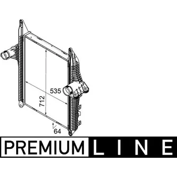 Motor automobilu Chladič turba MAHLE CI 178 000P