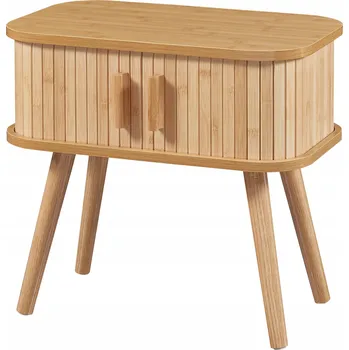 Noční stolek Noční stolek se 2 dvířky, bambusový, Nordkapp