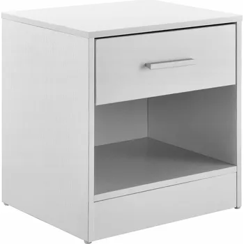 Noční stolek Noční stolek se zásuvkou 36,5x38x29,5cm bílý