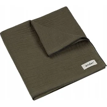 Zavinovačka Mušelínová deka Ander , bavlna zavinovačka pro miminko, MATTEO KHAKI, 60x60 cm