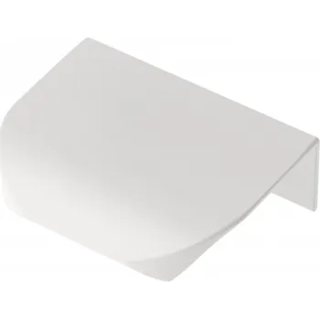 Nábytkové kování Nábytková úchytka hranová GTV HEXA 32mm bílá matná