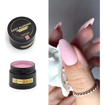 Lak na nehty Slowianka Gel modelovací stavební gel s samovyrovnávacími vlastnostmi Easy Almond Gel 15 g