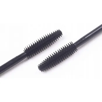 Silikonový spirálový štěteček Kartáček řasenku, černý na řasy a obočí 1 Ks .