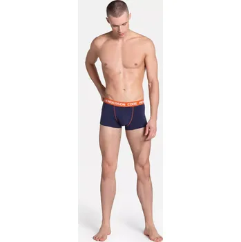 Pánská móda Boxerky Loyd 38837-MLC Sada 2 kusů v tmavě modré a oranžové barvě - Henderson XXL