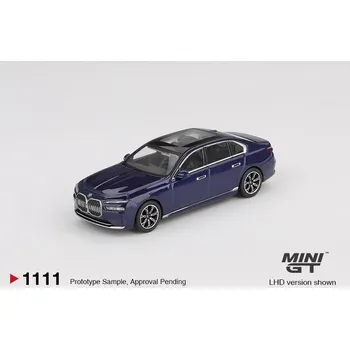 autíčko BMW i7 xDrive60 Tanzanite Blue Metallic 2022 - 1:64 - Mini GT