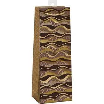 Dárková taška ARGUS Dárková papírová taška LUX na víno (13 x 37.5 cm) 07390193h