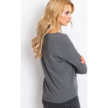 Dámská košile Halenka RV BZ 5121.19P tmavě šedá XS