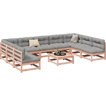 Zahradní lavice zahrada-XL 10dílná zahradní sedací souprava s podušky masivní douglaska 3299598