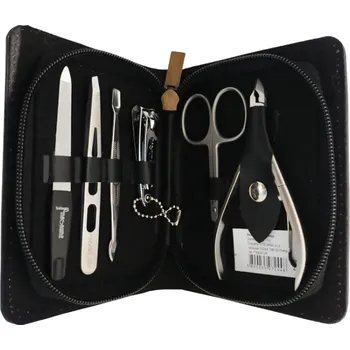 Manikúrní set Magnum 244 se zipem, černý, 6 dílů