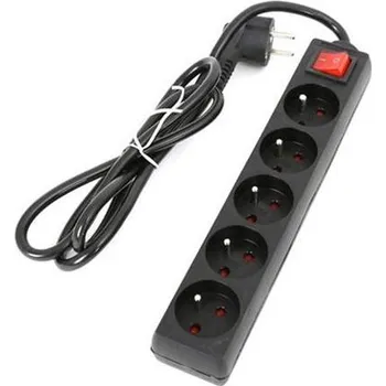 Počítačové příslušenství PLATINET FIESTA prodlužovací přívod 230V, 3m, 5 zásuvek, vypínač FL5F3