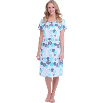 Dámská noční košile Dámská noční košile Ruko 2696/515, L, tyrkys