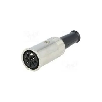 Elektrická zásuvka Zástrčka DIN zásuvka s vývodkou PIN 8 Uspořádání výv 270°