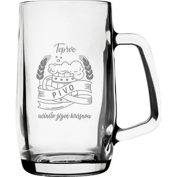 Sklenice B.BOHEMIAN Džbánek na pivo 0,5 l TEPRVE PIVO (cz)