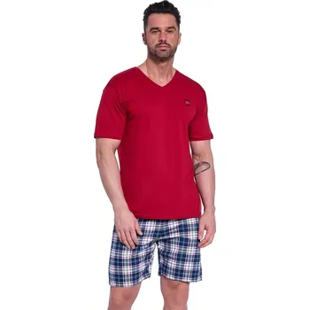 Pánské pyžamo Cornette 326/180 Bordó XXL