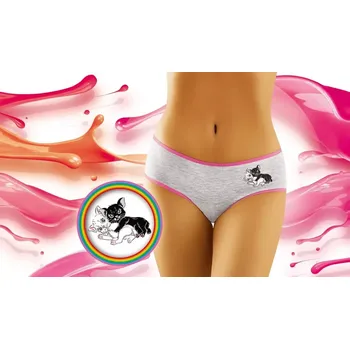 Kalhotky Dámské kalhotky Kittens 2502 - Wol-Bar XS