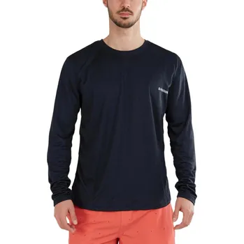 Pánské tričko FUNDANGO Pánské lycrové tričko s dlouhým rukávem Maurice Long M MODRÁ