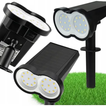 Venkovní osvětlení Solární lampa zapichovací Ecolight černá 34 cm 1 ks