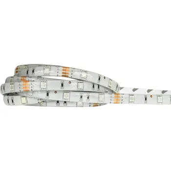 LED páska Berge LED pásek - SMD 5050 - RGB - 5m - 30LED/m - 7,2W/h - IP65 - s konektorem