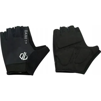 Cyklistické rukavice Dámské cyklistické rukavice DARE2B bez prstů na sportovní kolo, černé, vel.