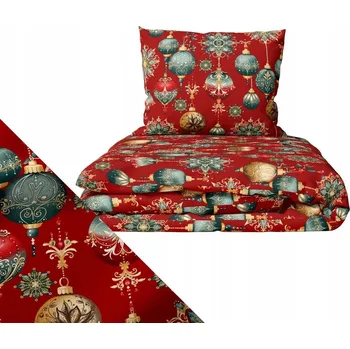 Povlečení Povlečení 160x200, 2x70x80 VÁNOČNÍ zimní 140g/m2, 100% bavlna Christmas37