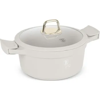 Hrnec Berlingerhaus Kastrol s poklicí s titanovým povrchem 24 cm Sahara Collection
