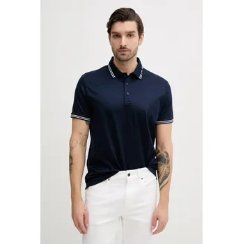 Pánské tričko Bavlněné polo tričko Paul&Shark 25411288 námořnická modř 59X, vel. XL
