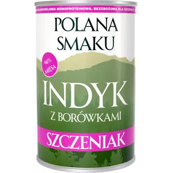 Krmivo pro psa POLANA SMAKU - ŠTĚNĚ - Krůta s borůvkami 400g