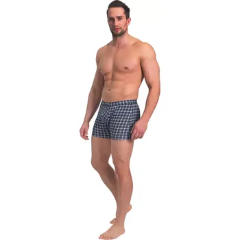 Pánské spodní prádlo Pánské boxerky PASSO - SESTO SENSO BÍLÁ/TURECKÁ/HNĚDÁ XL