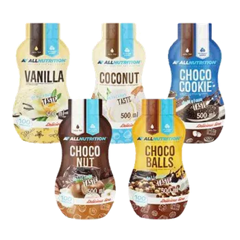 Nápoj pro sportovce Allnutrition Sweet Sauce 500ml - čokoláda, lískový oříšek