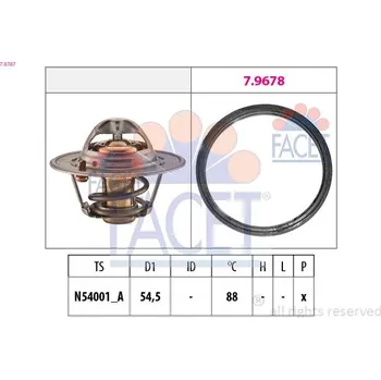 Těsnění motoru Termostat, chladivo FACET 7.8787