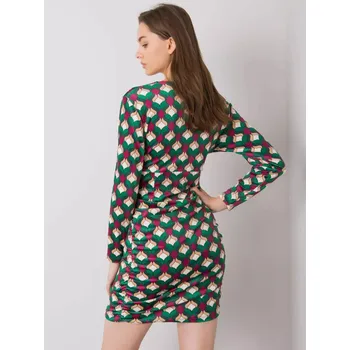 Šaty DHJ SK 12695.26P zelená jedna velikost