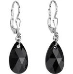EVOLUTION GROUP CZ Stříbrné náušnice visací s krystaly Swarovski - 71161.3