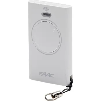 IP kamera Dálkový ovladač FAAC XT2 868 MHz SLH LR BÍLÝ HQ pro garážová vrata a závory, 2-kanálový