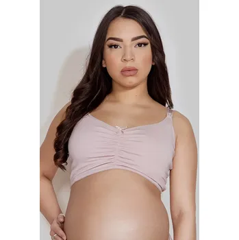 Těhotenské spodní prádlo Mitex Easy Bra barva: růžová 2XL