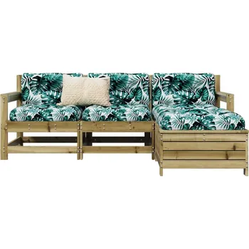 Zahradní lavice zahrada-XL 4dílná zahradní sedací souprava impregnovaná borovice 3250803