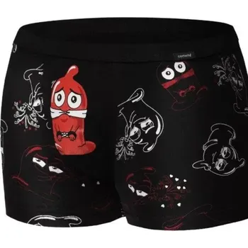 Boxerky BOXERSKÉ TETOVÁNÍ 280 JARO 2023 černá S