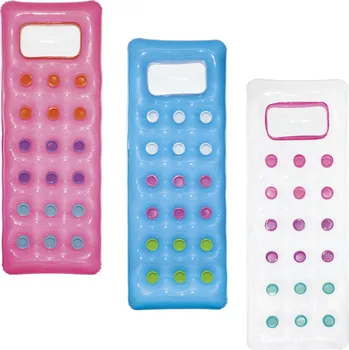 Plavecká deska BESTWAY Nafukovací lehátko Fashion Lounge 188 x 71 cm MODRÁ|ORANŽOVÁ|VÍCEBAREVNÁ