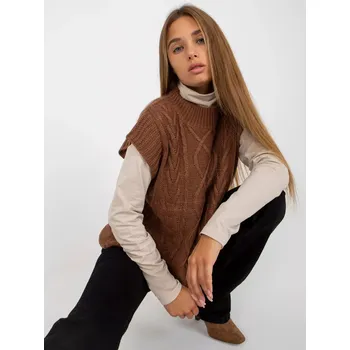 Dámská vesta Vesta D90027W90785B2 hnědá M/L