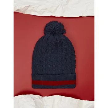 Pokrývka hlavy Sinsay - Čepice beanie - námořnická modrá - 910AV-59X - 910AV-59X-ONE-1