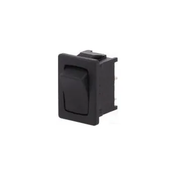 vypínač ROCKER SPST pol 2 OFF-ON 12A/250VAC černá IP40 není 100mΩ
