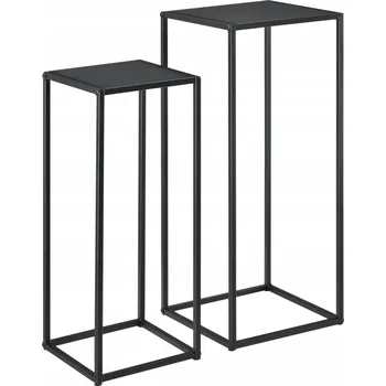 Konferenční stolek Stolek PremiumXL čtvercový 72 x 6,5 x 34 cm černý